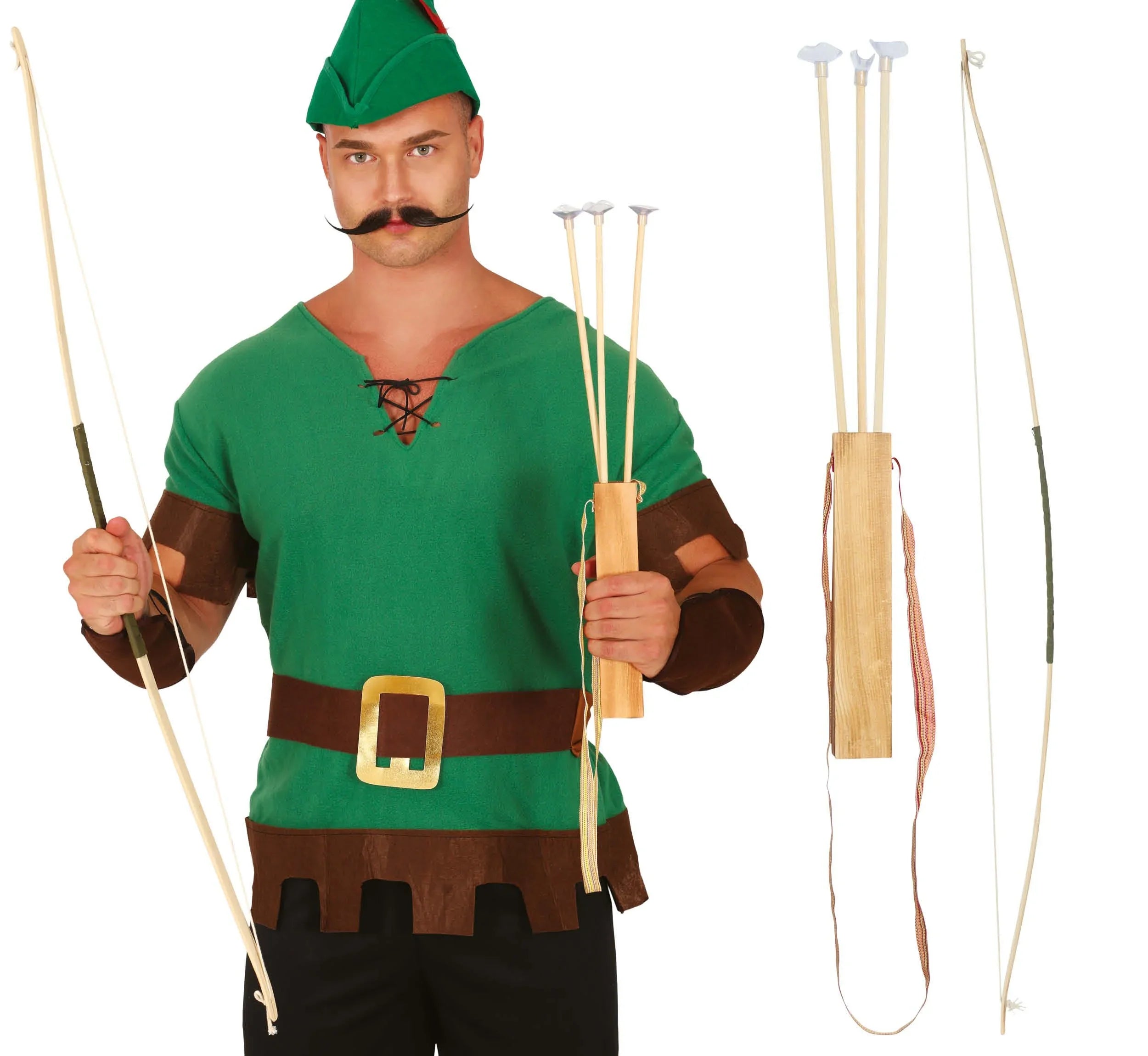 Arco de Madera con Flechas Armas Guirca